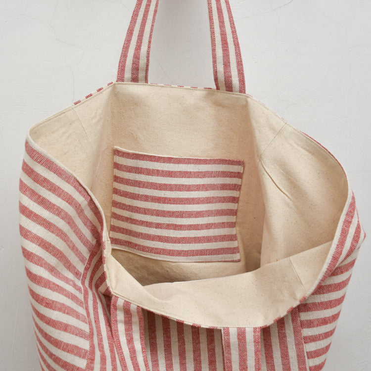 Tote bag rayas