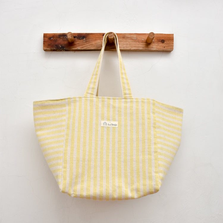 Tote bag rayas