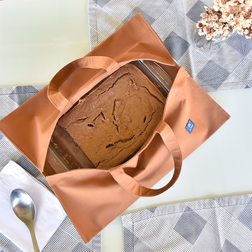 Bolsa para postres - Lleva tus pasteles y postres caseros sin que se estropeen en el camino.