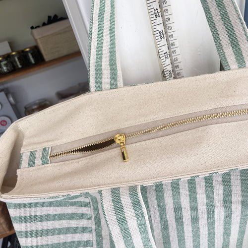 Tote bag rayas