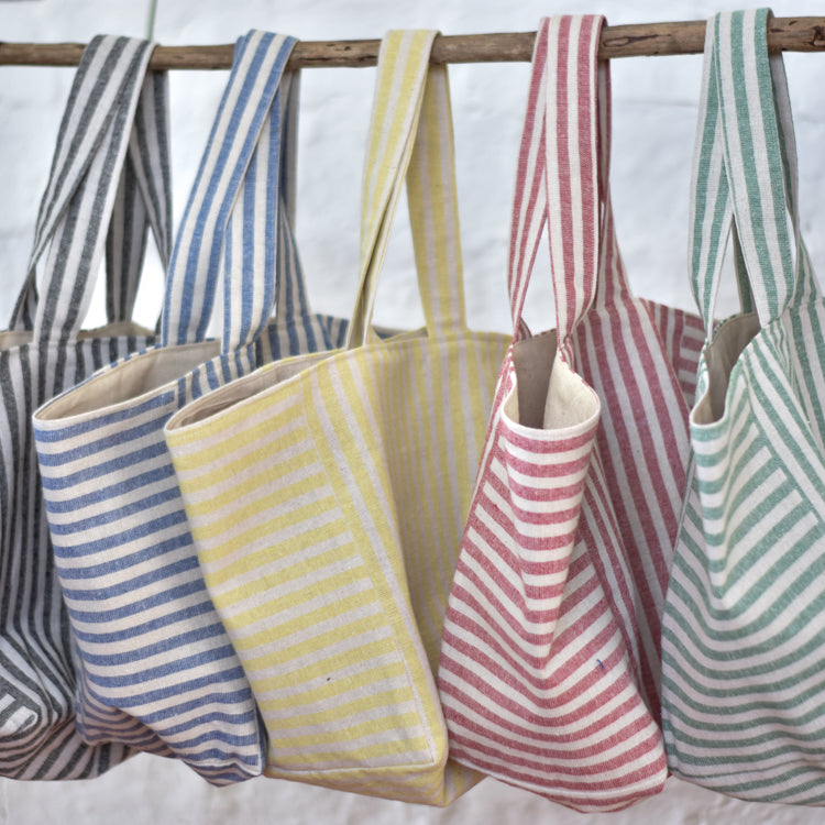 Tote bag rayas