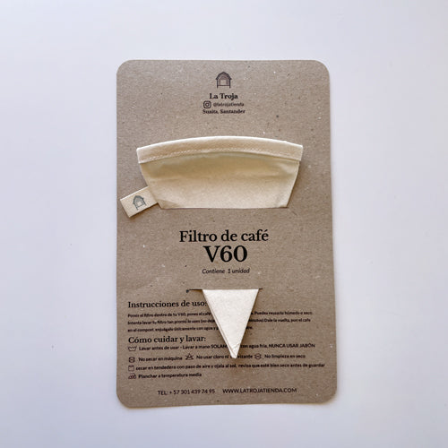 Filtro de café V60 reutilizable