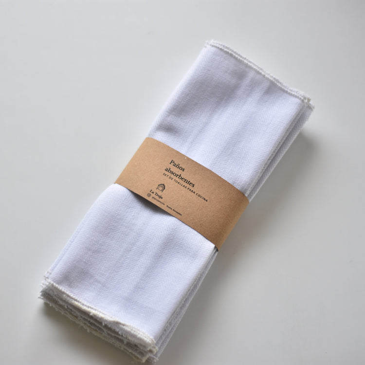 Toallas de cocina reutilizables