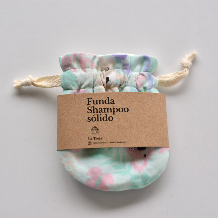 Funda para shampoo sólido