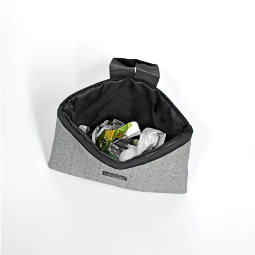 accesorio para el inetrrior del carro: Bolsa de basura portátil para auto: Solución práctica para desechar residuos mientras viajas