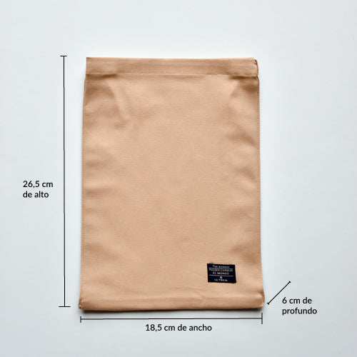 Bolsa kraft de tela lavable: Mantén tu bolsa fresca y limpia con cada uso