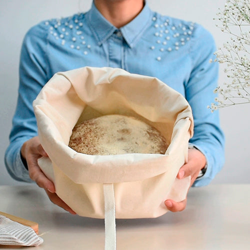 Bolsa de tela para pan casero: Perfecta para almacenar y transportar tus creaciones