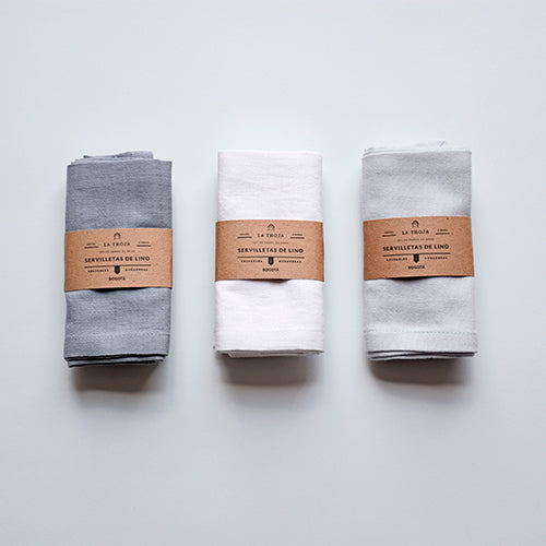 Añade un toque de sofisticación con nuestras servilletas de tela de lino a un precio inigualable